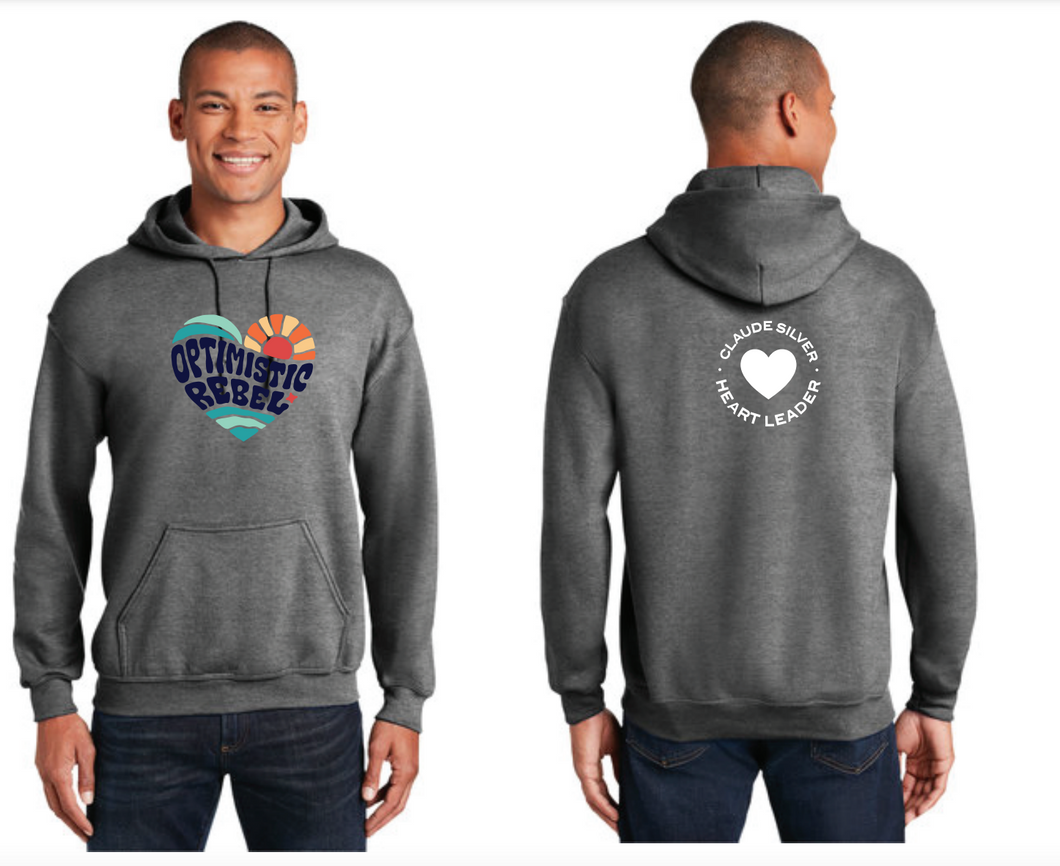 Optimistic Rebel Hoodie in Grey